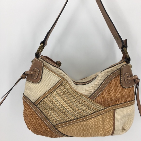 Fossil Handbags - Fossil textured shoulder bag.
